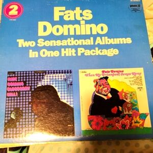 Fats Domino Double Vinyl Record Set Remastered Near Mint Condition